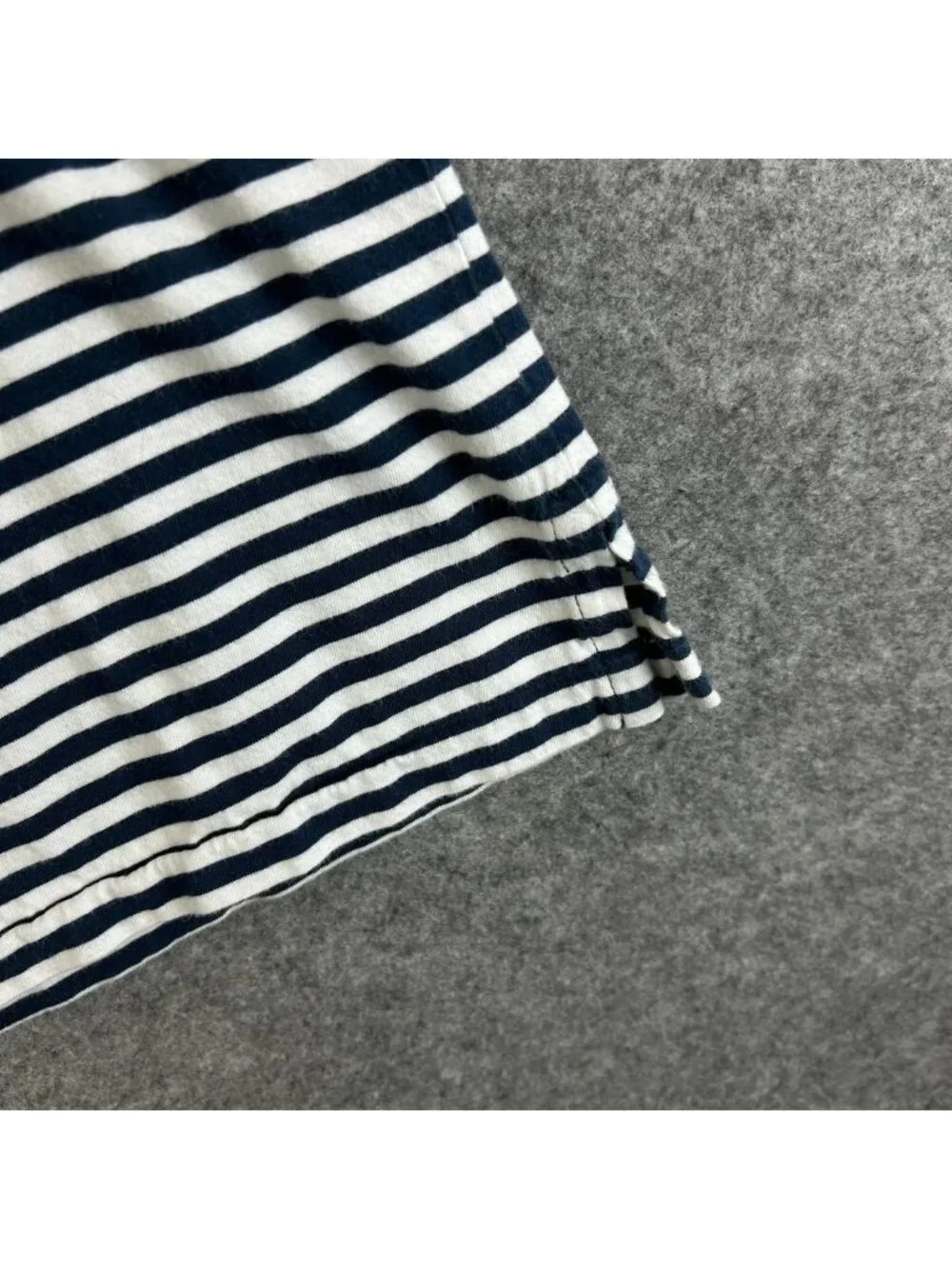 Polo Ralph Lauren Polo Shirt Mens XL Blue Gray Striped Classic Fit Pony Pocket